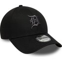 bone-curvo-preto-ajustavel-com-logo-cinza-9forty-league-essential-da-detroit-tigers-mlb-da-new-era