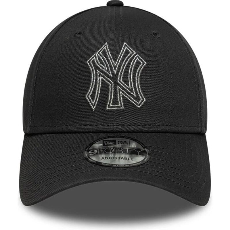 bone-curvo-cinza-ajustavel-9forty-metallic-outline-da-new-york-yankees-mlb-da-new-era bone-curvo-cinza-ajustavel-9forty-metallic-outline-da-new-york-yankees-mlb-da-new-era