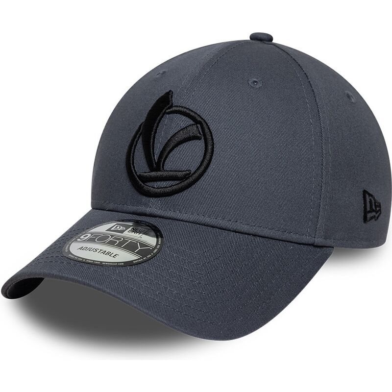 bone-curvo-cinza-escuro-ajustavel-com-logo-preto-9forty-logo-vespa-piaggio-da-new-era