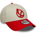 bone-curvo-vermelho-e-bege-ajustavel-9forty-contrast-visor-vespa-piaggio-da-new-era