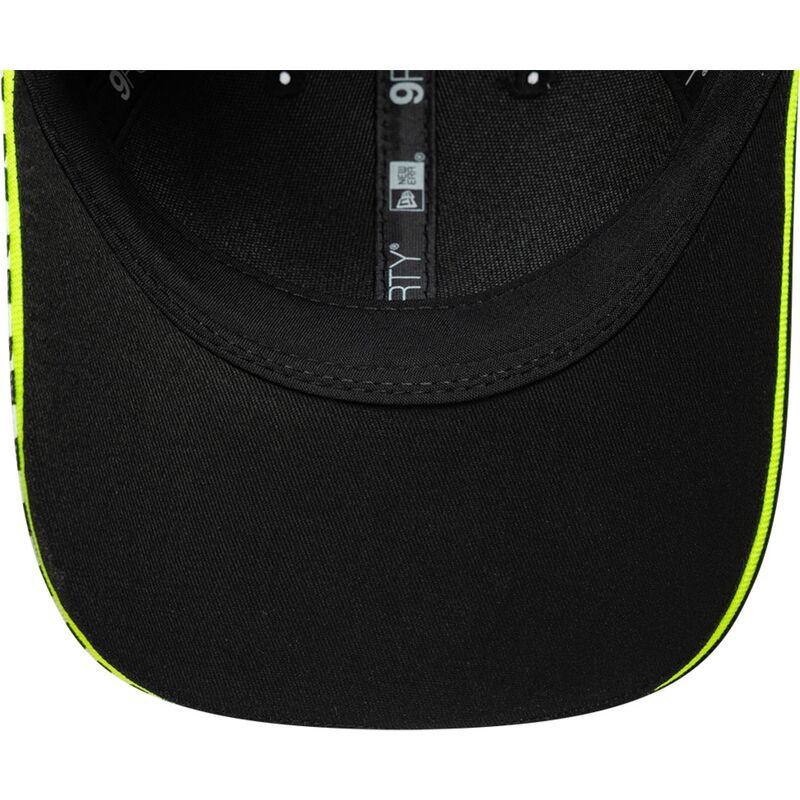 bone-curvo-preto-ajustavel-9forty-m-crown-check-da-valentino-rossi-vr46-motogp-da-new-era bone-curvo-preto-ajustavel-9forty-m-crown-check-da-valentino-rossi-vr46-motogp-da-new-era