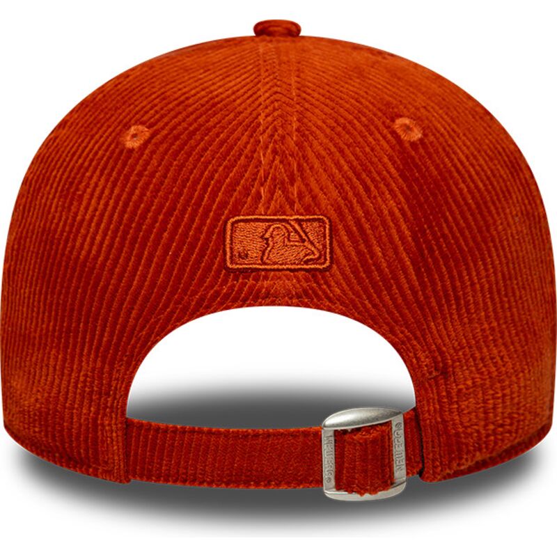 bone-curvo-laranja-ajustavel-com-logo-laranja-9forty-m-crown-cord-da-los-angeles-dodgers-mlb-da-new-era