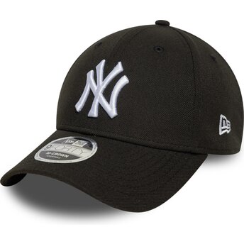 Boné curvo preto snapback 9FORTY M-Crown da New York Yankees MLB da New Era