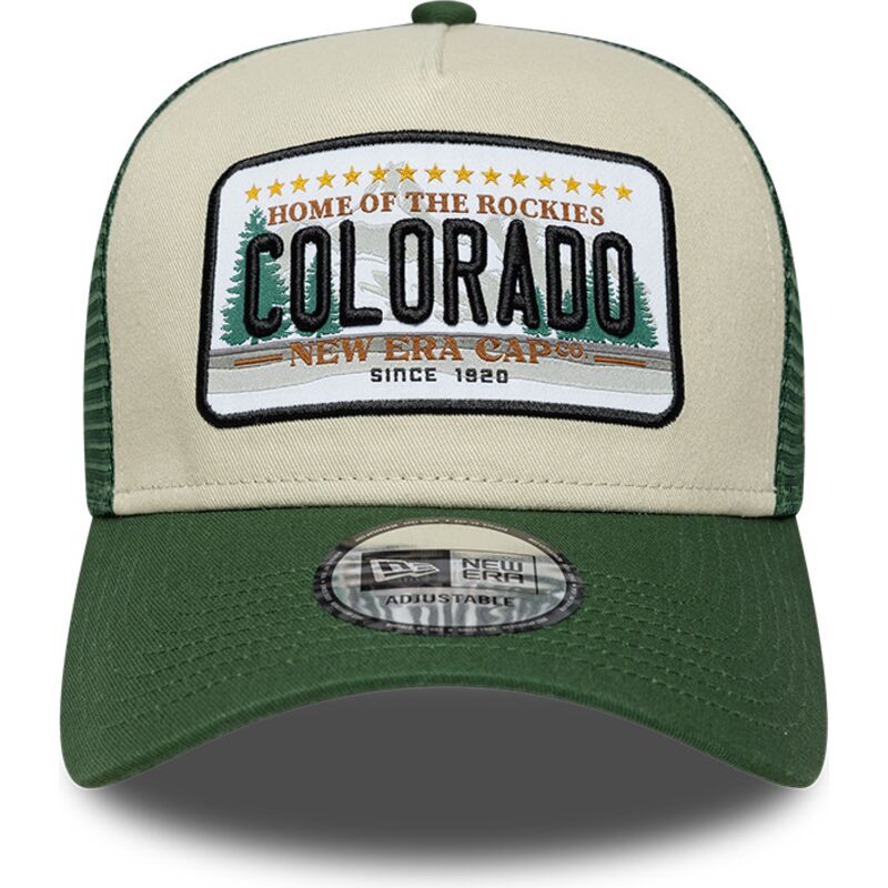 bone-trucker-verde-e-bege-a-frame-license-plate-da-colorado-da-new-era bone-trucker-verde-e-bege-a-frame-license-plate-da-colorado-da-new-era
