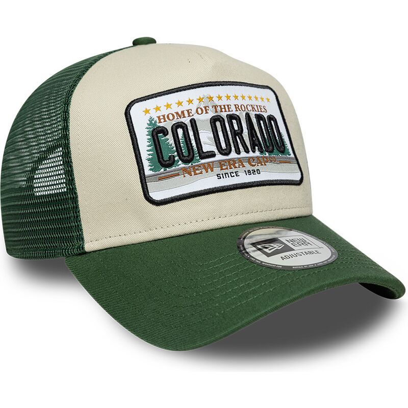 bone-trucker-verde-e-bege-a-frame-license-plate-da-colorado-da-new-era bone-trucker-verde-e-bege-a-frame-license-plate-da-colorado-da-new-era