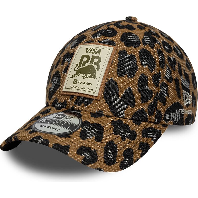 bone-curvo-leopardo-ajustavel-para-mulheres-9forty-da-racing-bulls-f1-team-formula-1-da-new-era