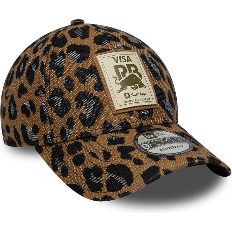 bone-curvo-leopardo-ajustavel-para-mulheres-9forty-da-racing-bulls-f1-team-formula-1-da-new-era