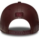 bone-curvo-castanho-snapback-para-mulheres-9forty-m-crown-pu-diamante-da-new-york-yankees-mlb-da-new-era