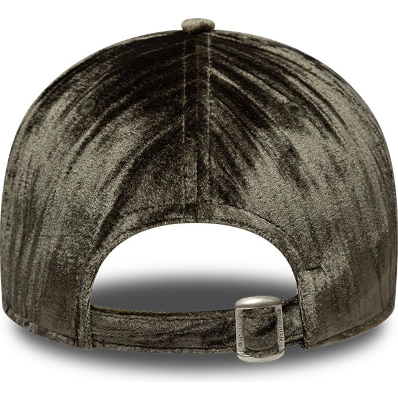 bone-curvo-verde-ajustavel-para-mulheres-com-logo-verde-9twenty-velour-da-new-york-yankees-mlb-da-new-era