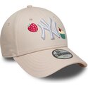 bone-curvo-rosa-ajustavel-para-crianca-9forty-food-icon-cupcake-da-new-york-yankees-mlb-da-new-era
