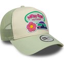 bone-trucker-verde-e-bege-para-crianca-a-frame-outdoor-da-new-era