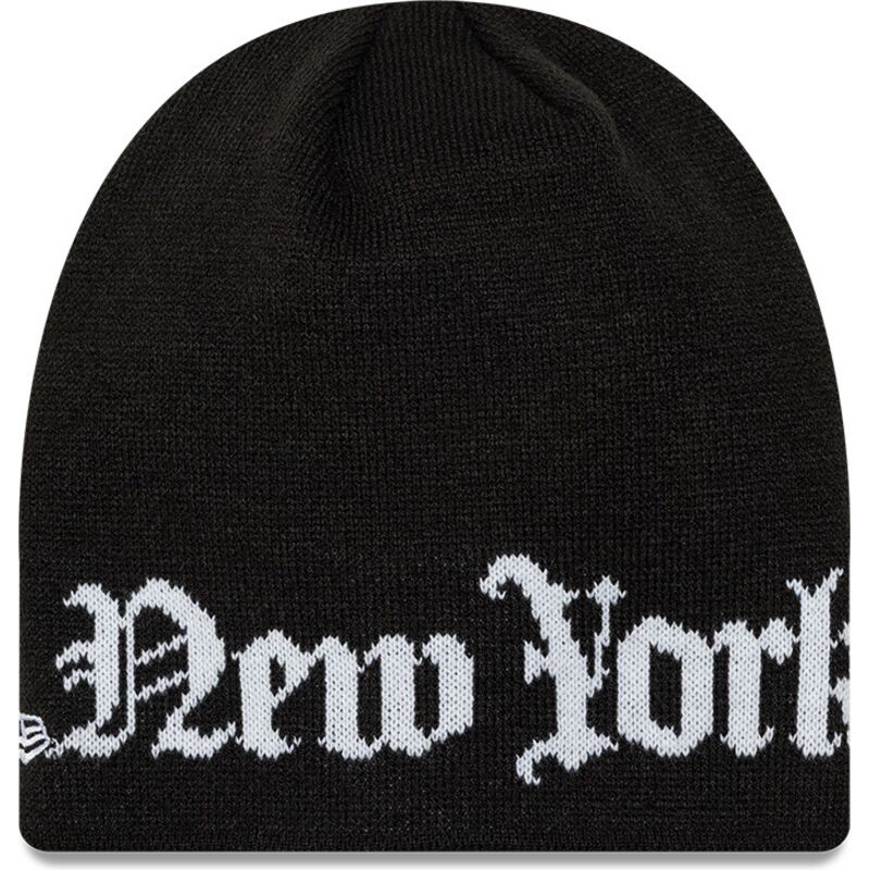 gorro-preto-knit-skully-wordmark-da-new-york-yankees-mlb-da-new-era
