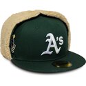 bone-plano-verde-justo-59fifty-dogear-world-series-da-oakland-athletics-mlb-da-new-era