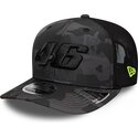 bone-trucker-camuflagem-preto-9seventy-stretch-snap-da-valentino-rossi-vr46-motogp-da-new-era