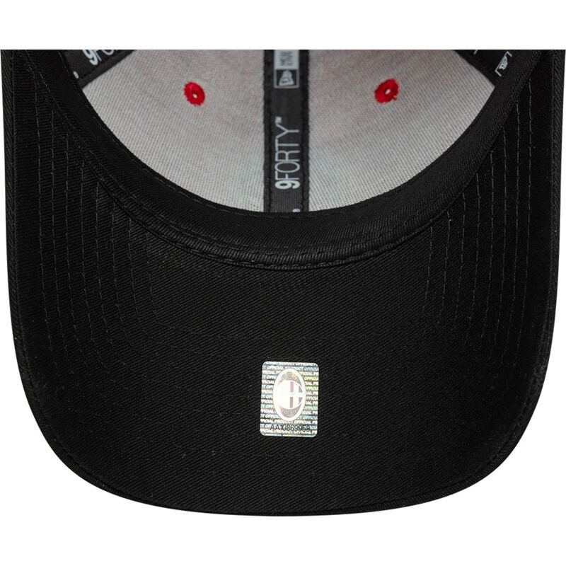 bone-curvo-vermelho-e-preto-ajustavel-9forty-contrast-da-ac-milan-serie-a-da-new-era bone-curvo-vermelho-e-preto-ajustavel-9forty-contrast-da-ac-milan-serie-a-da-new-era