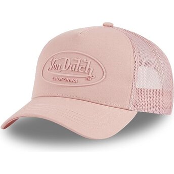 Boné trucker rosa LOG10 da Von Dutch