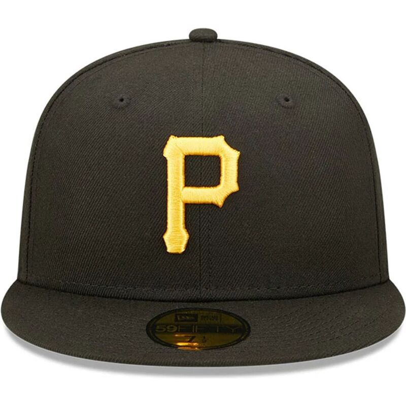 bone-plano-preto-justo-59fifty-ac-perf-da-pittsburgh-pirates-mlb-da-new-era