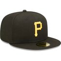 bone-plano-preto-justo-59fifty-ac-perf-da-pittsburgh-pirates-mlb-da-new-era