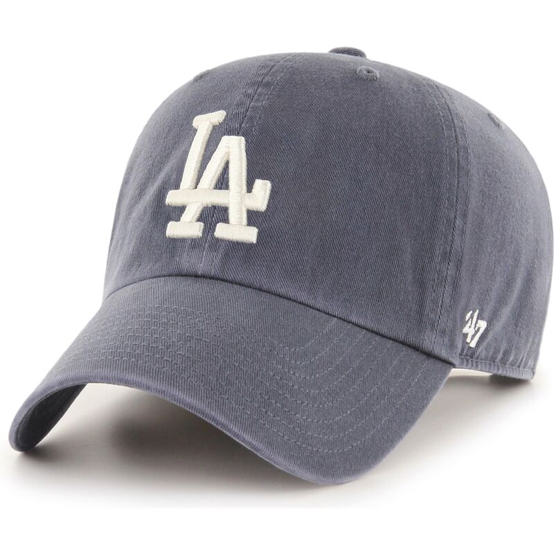bone-curvo-cinza-ajustavel-clean-up-vintage-navy-da-los-angeles-dodgers-mlb-da-47-brand