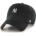 bone-curvo-preto-ajustavel-clean-up-base-runner-mini-logo-da-new-york-yankees-mlb-da-47-brand