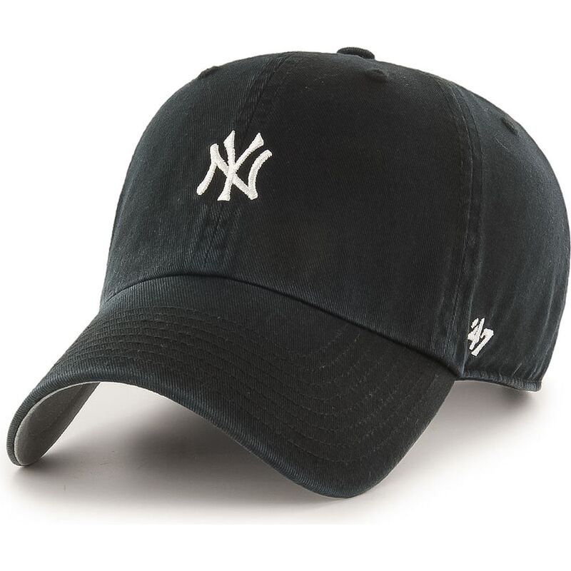 bone-curvo-preto-ajustavel-clean-up-base-runner-mini-logo-da-new-york-yankees-mlb-da-47-brand bone-curvo-preto-ajustavel-clean-up-base-runner-mini-logo-da-new-york-yankees-mlb-da-47-brand