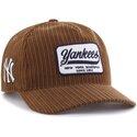 bone-curvo-castanho-snapback-hitch-rf-cord-patch-da-new-york-yankees-mlb-da-47-brand