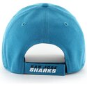 bone-curvo-azul-ajustavel-mvp-dark-teal-da-san-jose-sharks-nhl-da-47-brand