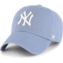 bone-curvo-azul-ajustavel-clean-up-vapor-da-new-york-yankees-mlb-da-47-brand