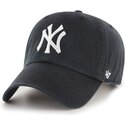 bone-curvo-preto-dos-new-york-yankees-mlb-clean-up-da-47-brand