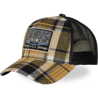 Boné trucker amarelo CAR11 da Von Dutch