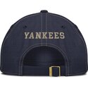 bone-curvo-azul-marinho-ajustavel-com-logo-bege-fathers-day-club-unstructured-organic-cotton-da-new-york-yankees-mlb-da-nike