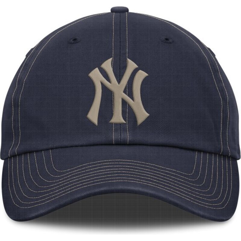 bone-curvo-azul-marinho-ajustavel-com-logo-bege-fathers-day-club-unstructured-organic-cotton-da-new-york-yankees-mlb-da-nike bone-curvo-azul-marinho-ajustavel-com-logo-bege-fathers-day-club-unstructured-organic-cotton-da-new-york-yankees-mlb-da-nike