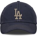 bone-curvo-azul-marinho-ajustavel-com-logo-bege-fathers-day-club-unstructured-organic-cotton-da-los-angeles-dodgers-mlb-da-nike