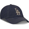 bone-curvo-azul-marinho-ajustavel-com-logo-bege-fathers-day-club-unstructured-organic-cotton-da-los-angeles-dodgers-mlb-da-nike