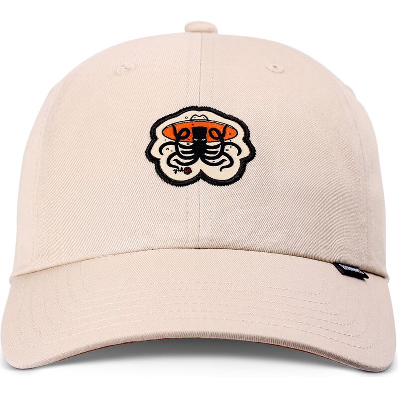 bone-curvo-bege-ajustavel-rose-kraken-da-djinns