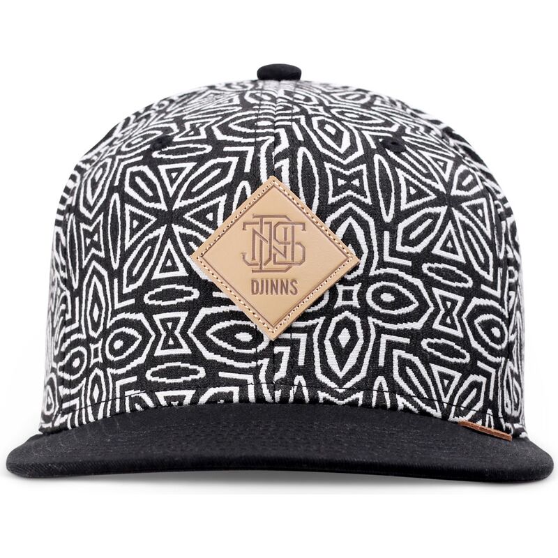 bone-plano-preto-e-branco-snapback-gothic-freestyle-da-djinns