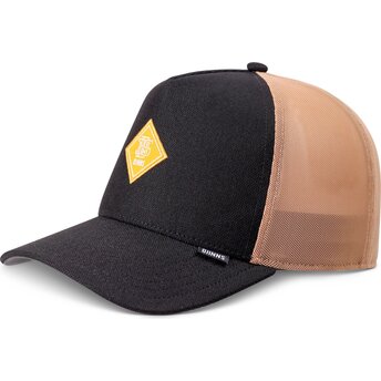 Boné trucker preto e bege HFT FineFine Mesh da Djinns