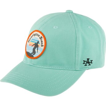 Boné curvo verde ajustável Hepcat da Huntington Beach da American Needle
