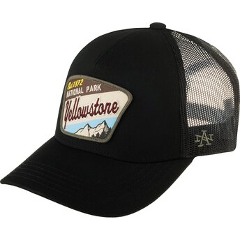 Boné trucker preto Valin da Yellowstone National Park da American Needle