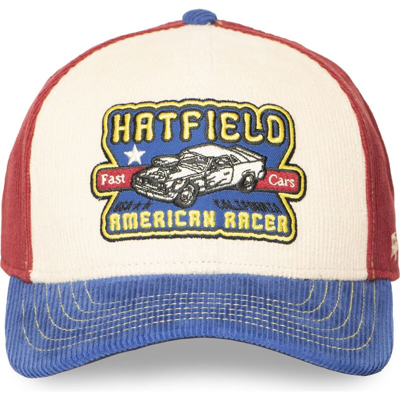 bone-curvo-bege-vermelho-e-azul-snapback-semi-car-da-hatfield bone-curvo-bege-vermelho-e-azul-snapback-semi-car-da-hatfield