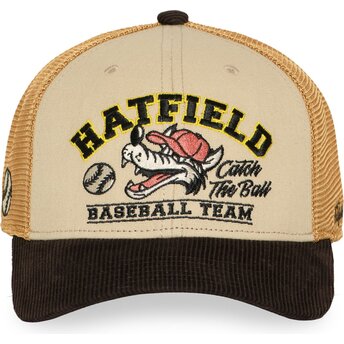 Boné trucker castanho e bege PCS BAS da Hatfield
