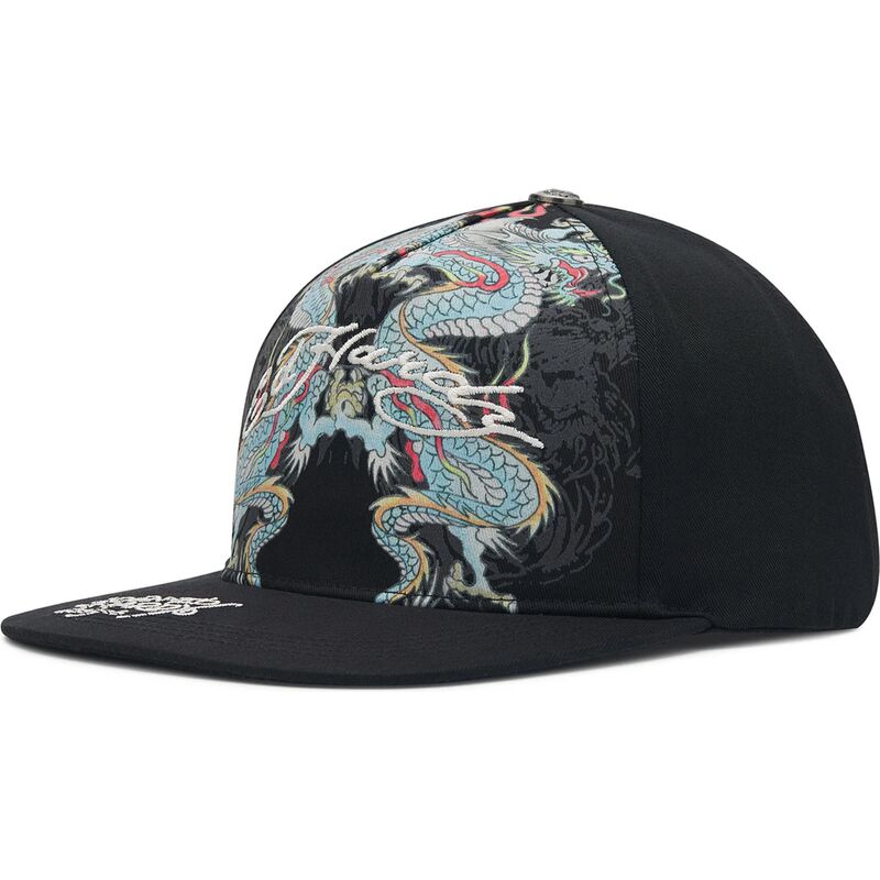 bone-plano-preto-snapback-battle-dragon-da-ed-hardy