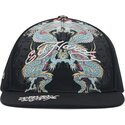 bone-plano-preto-snapback-battle-dragon-da-ed-hardy