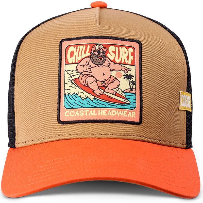 bone-trucker-castanho-e-laranja-hft-chill-surf-da-coastal