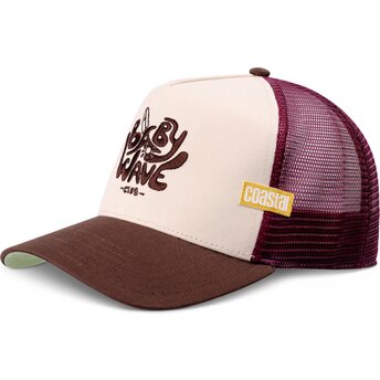 Boné trucker castanho HFT Baby Wave da Coastal