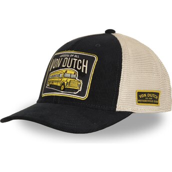 Boné trucker azul marinho e bege SEM14 da Von Dutch