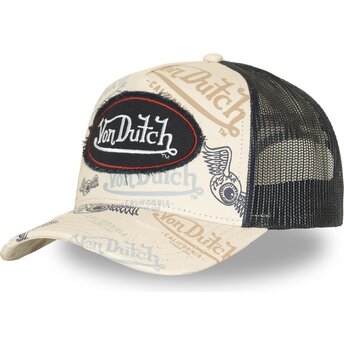Boné trucker bege CAFE11 da Von Dutch