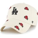 bone-curvo-bege-ajustavel-clean-up-scatter-da-los-angeles-dodgers-mlb-da-47-brand