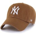 bone-curvo-castanho-ajustavel-clean-up-pinecone-da-new-york-yankees-mlb-da-47-brand