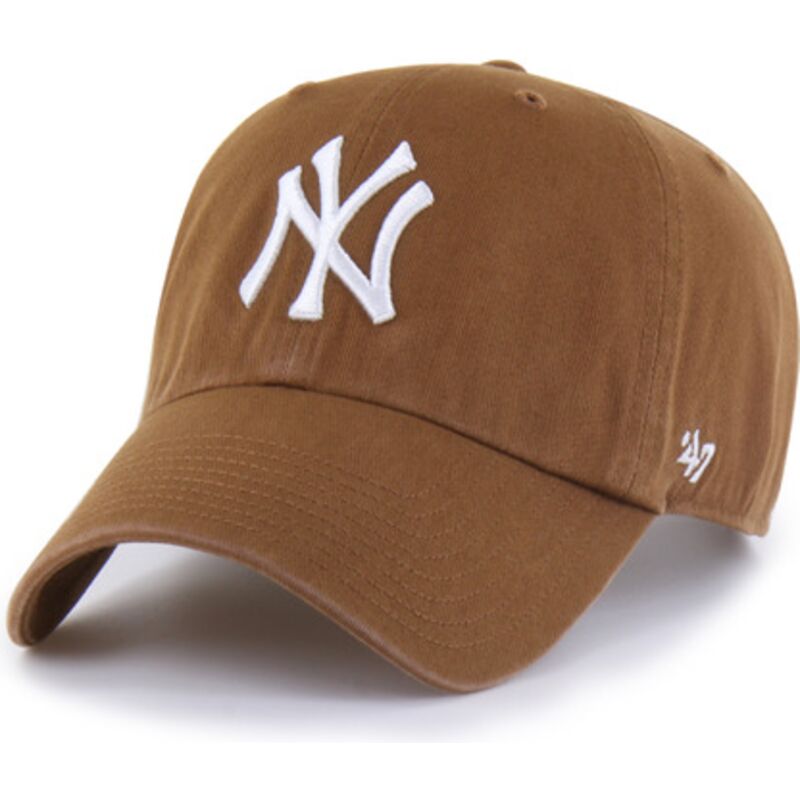 bone-curvo-castanho-ajustavel-clean-up-pinecone-da-new-york-yankees-mlb-da-47-brand bone-curvo-castanho-ajustavel-clean-up-pinecone-da-new-york-yankees-mlb-da-47-brand